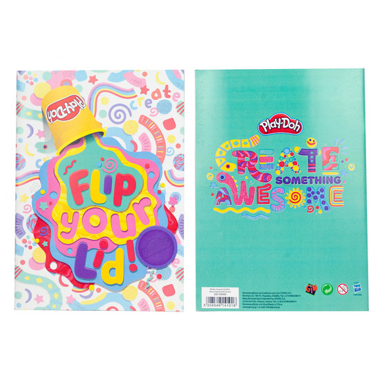 Play-Doh A/4 vázlatfüzet, rajzfüzet 10 lapos rajzlap